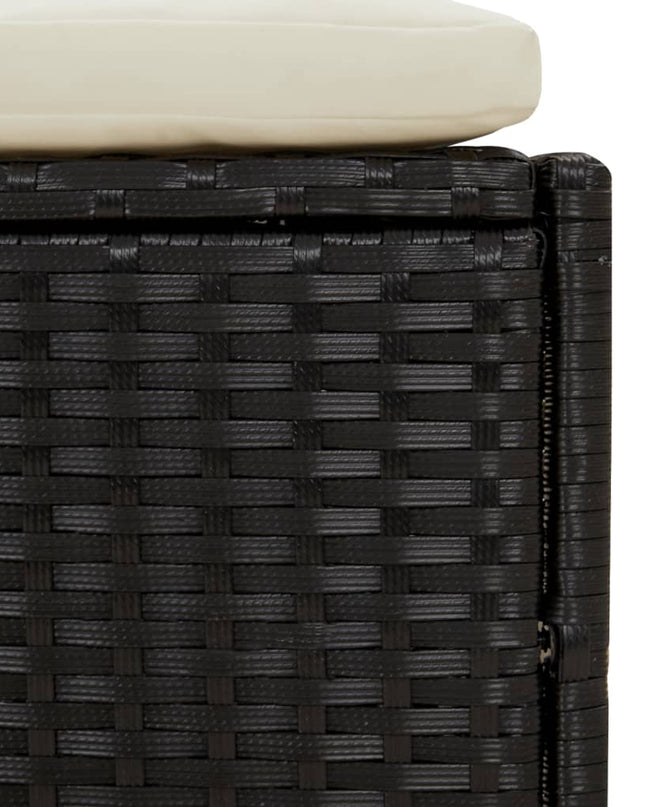 Hottub-Ombouw Poly Rattan En Massief Acaciahout