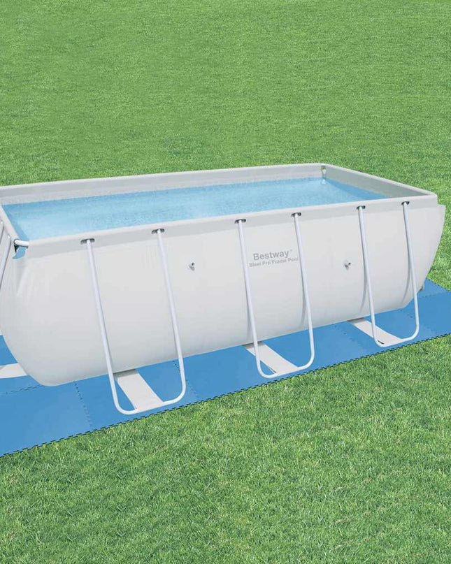 Bestway Zwembadbodembeschermers 8 St Blauw 58220