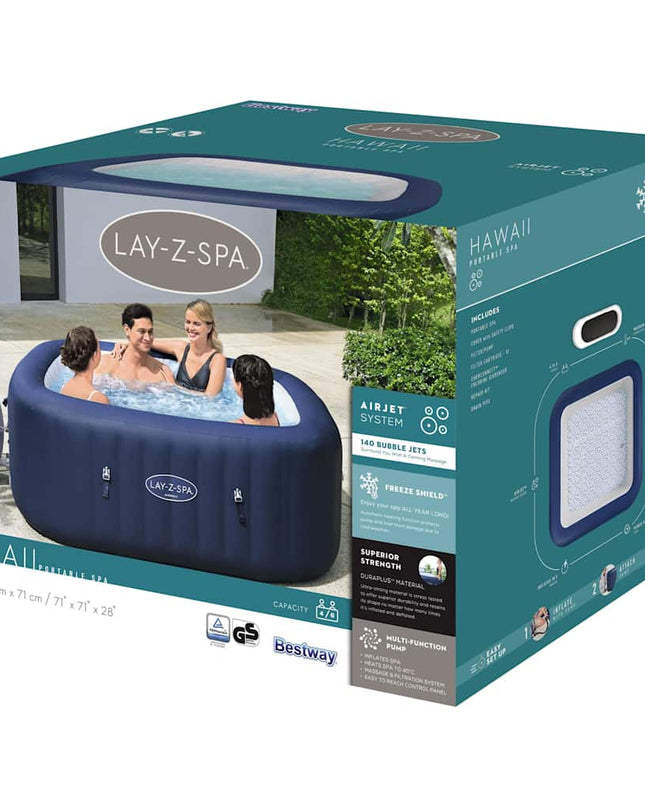 Bestway Lay-Z-Spa Hottub Opblaasbaar Hawaii Airjet