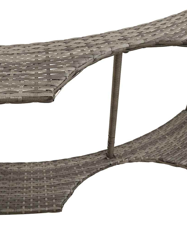 Hottub Ombouw Opbergruimte En Houten Opstapje Poly Rattan