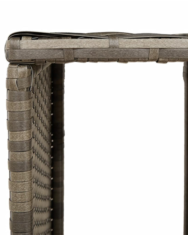 Hottub-Ombouw Poly Rattan Massief Acaciahout