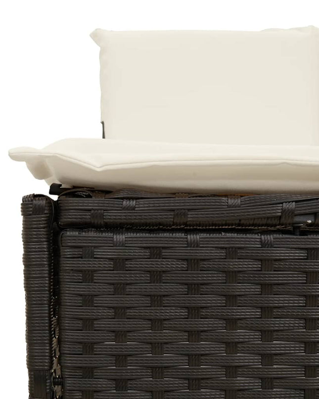 Hottub-Ombouw Poly Rattan En Massief Acaciahout