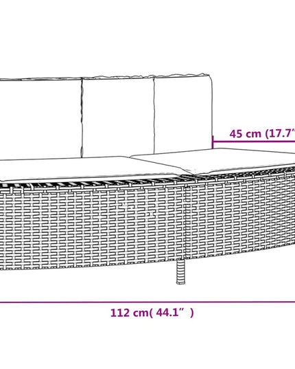 Hottub-Ombouw Poly Rattan En Massief Acaciahout