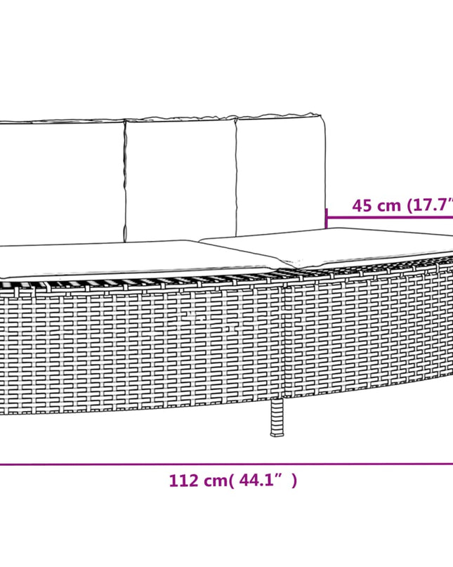 Hottub-Ombouw Poly Rattan En Massief Acaciahout