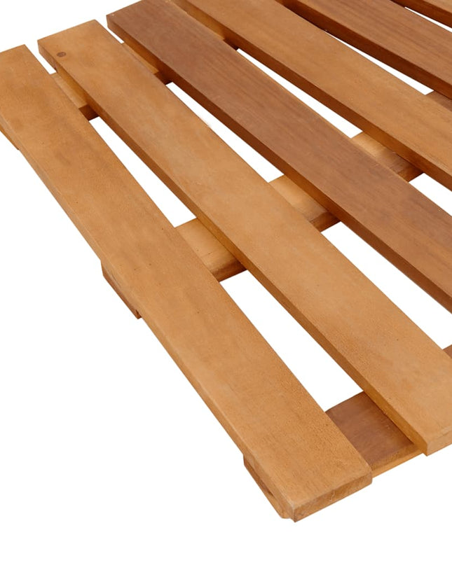 Hottub-Ombouw Poly Rattan En Massief Acaciahout Zwart