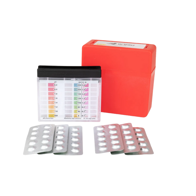 W'eau DPD testset inclusief tabletten (Chloor en pH)