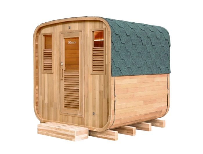 <h3><strong>Buiten Sauna's<br/></strong></h3>
