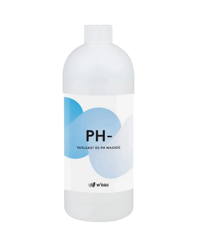 W'eau vloeibare pH minus - 1 liter