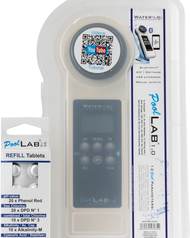 PoolLab 1.0 digitale zwembad tester