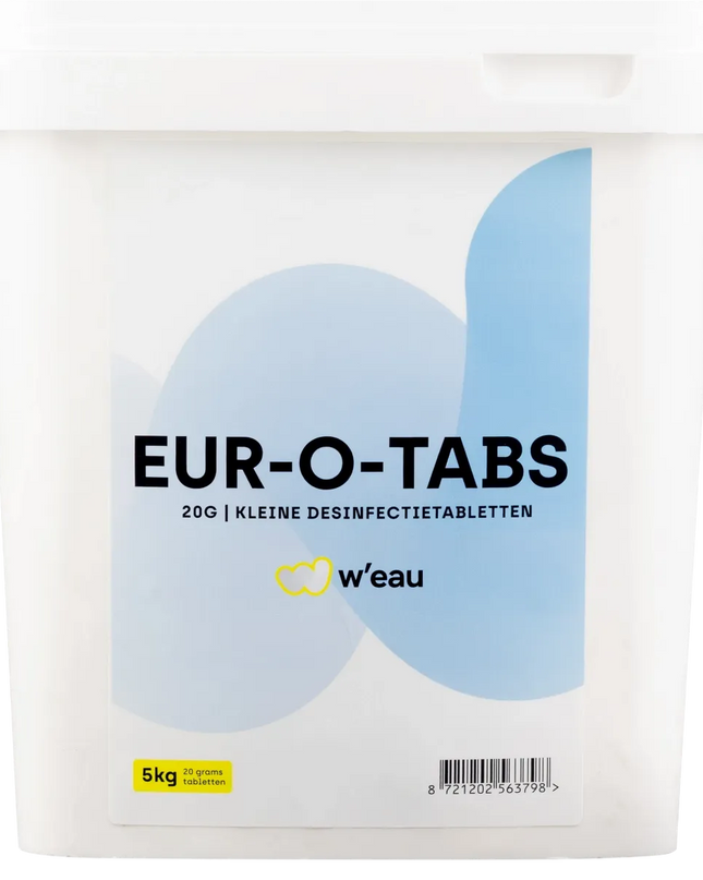 W'eau chloortabletten 20 grams tabletten