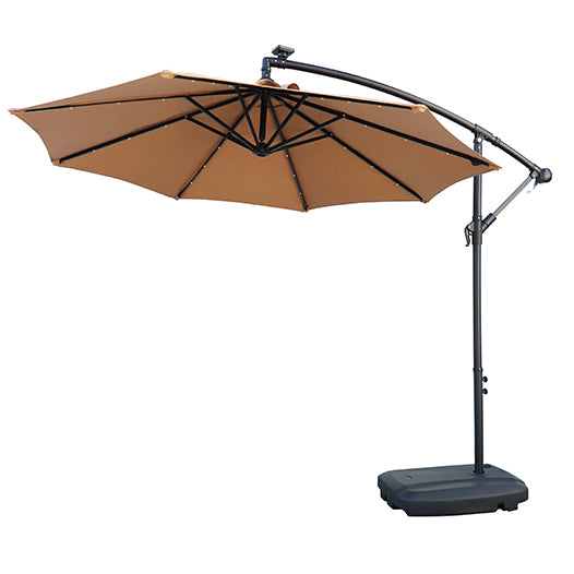 Parasol met LED Verlichting & Voet